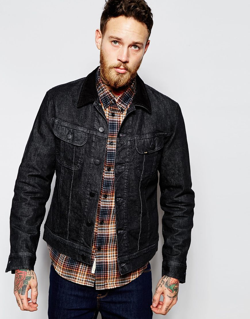 Lyst - Lee jeans Denim Jacket Stormrider Blanket Lined ...