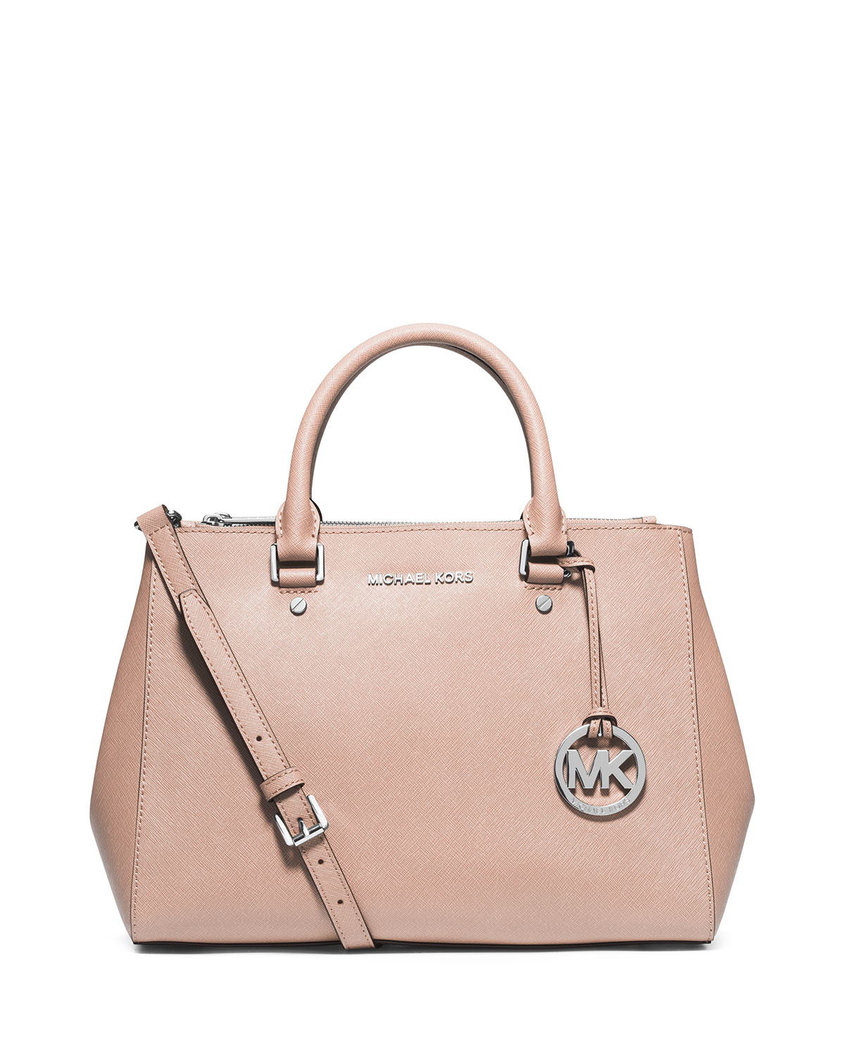 Michael michael kors Sutton Medium Satchel Bag in Pink (BALLET) Lyst