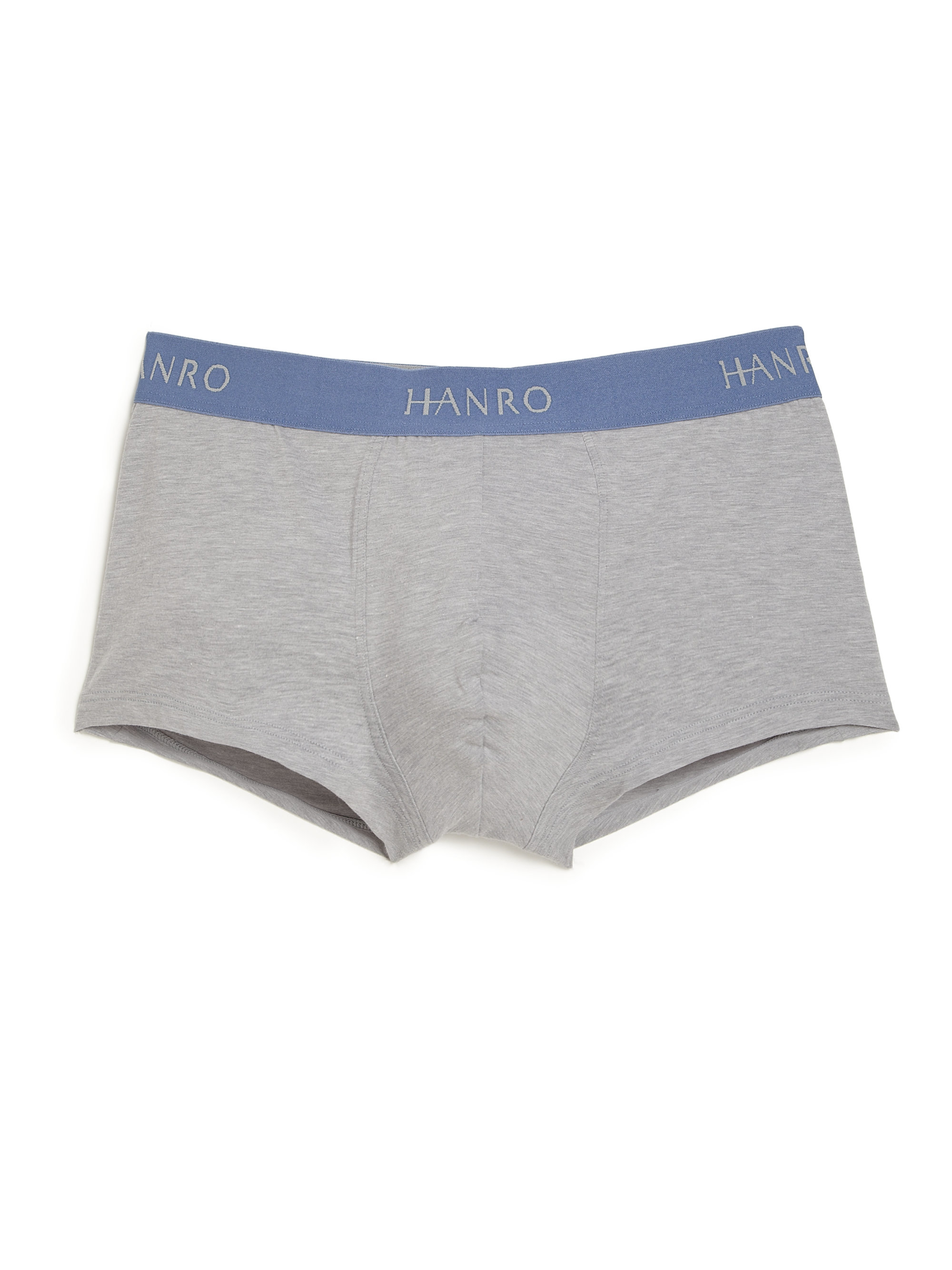 Hanro Upper Westside Low-rise Signature Boxer Briefs in Gray for Men | Lyst