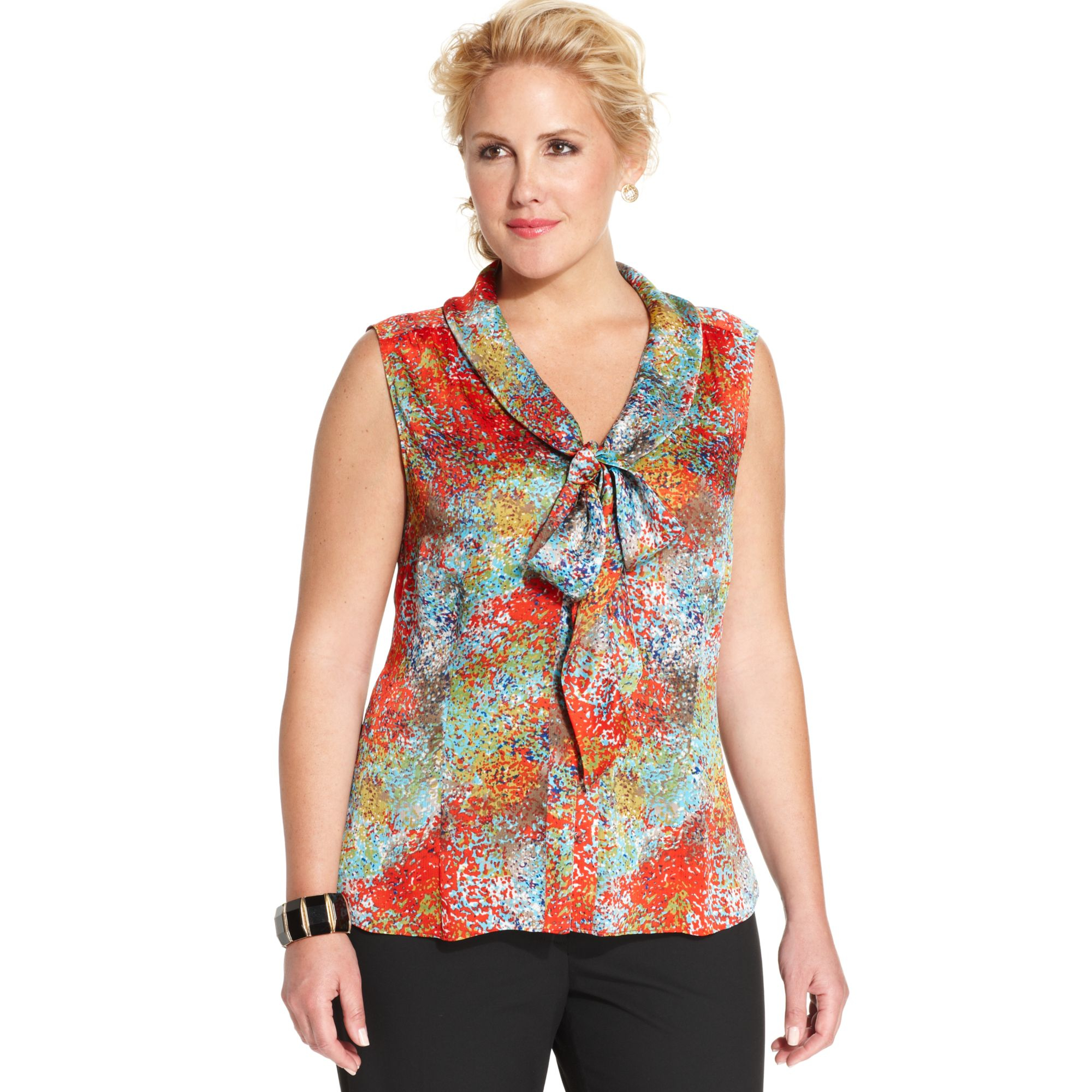 tahari plus size