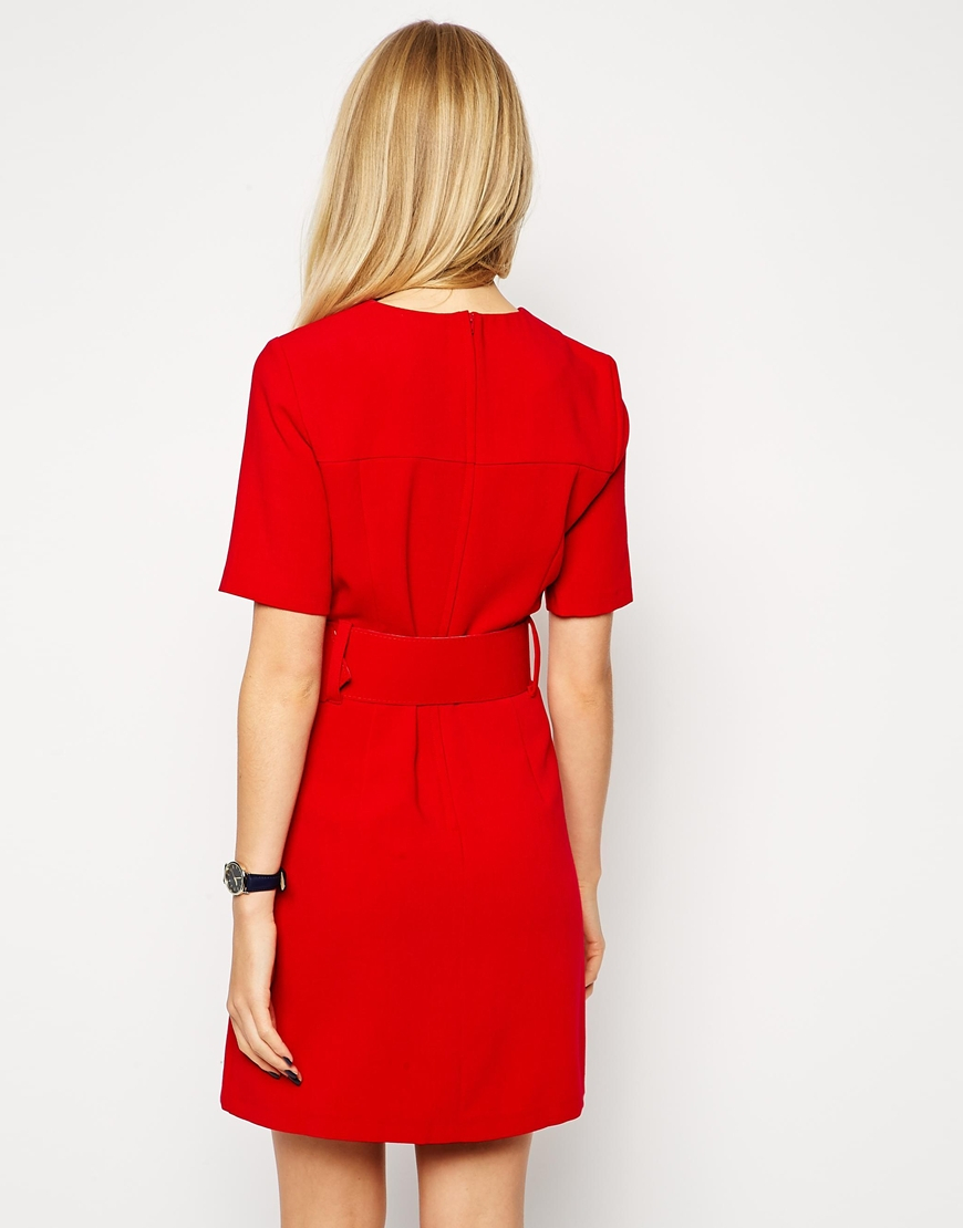 asos a line dress