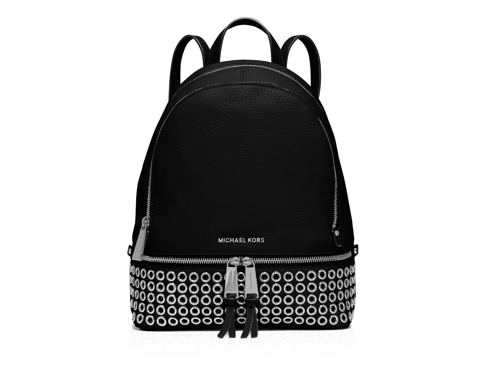 michael kors zip backpack