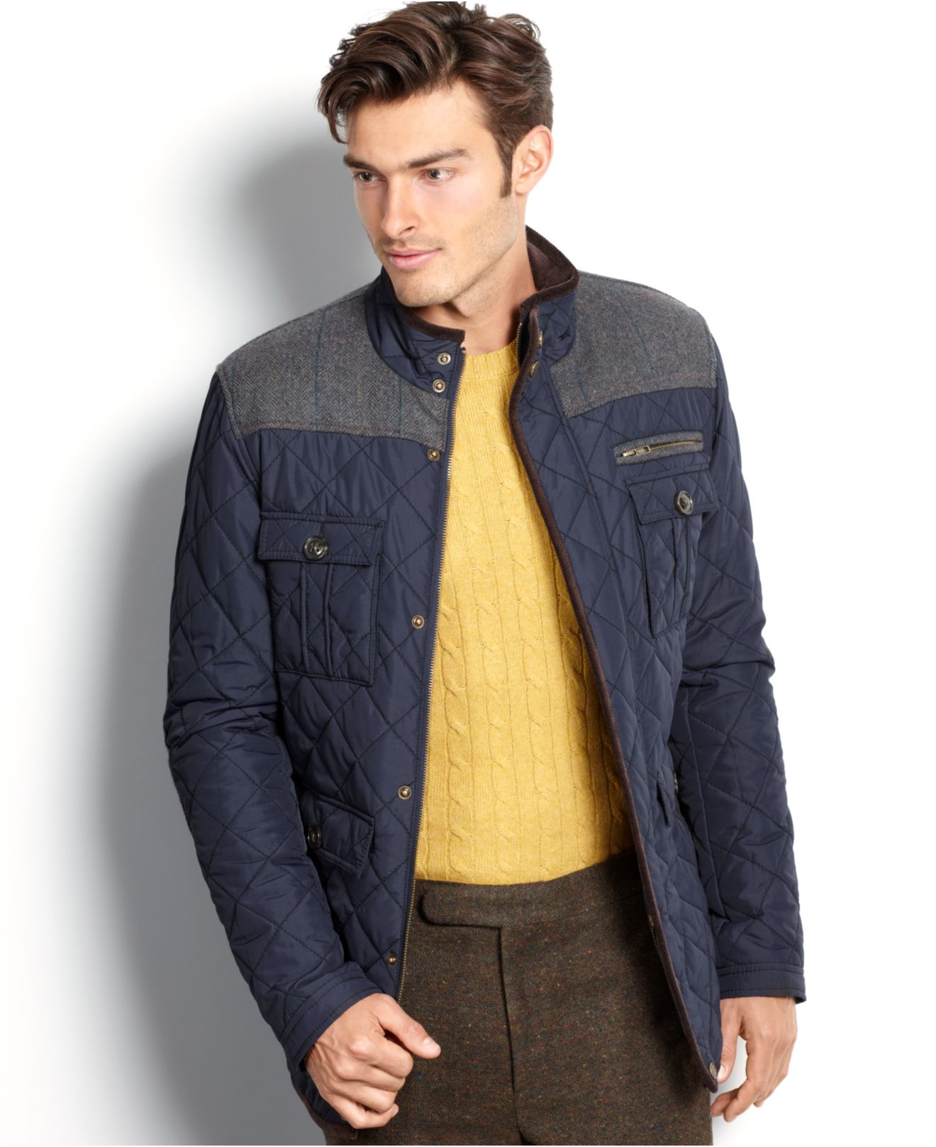 vince camuto diamond quilted jacket
