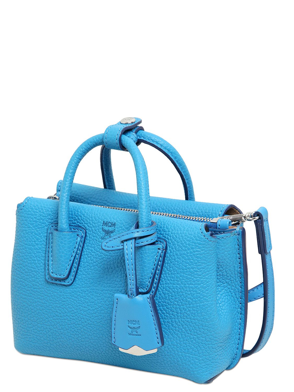 royal blue mcm bag