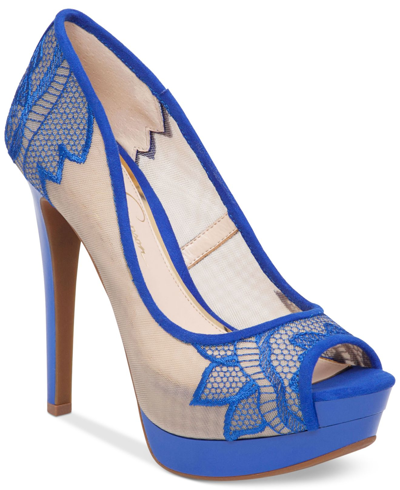 jessica simpson lace heels