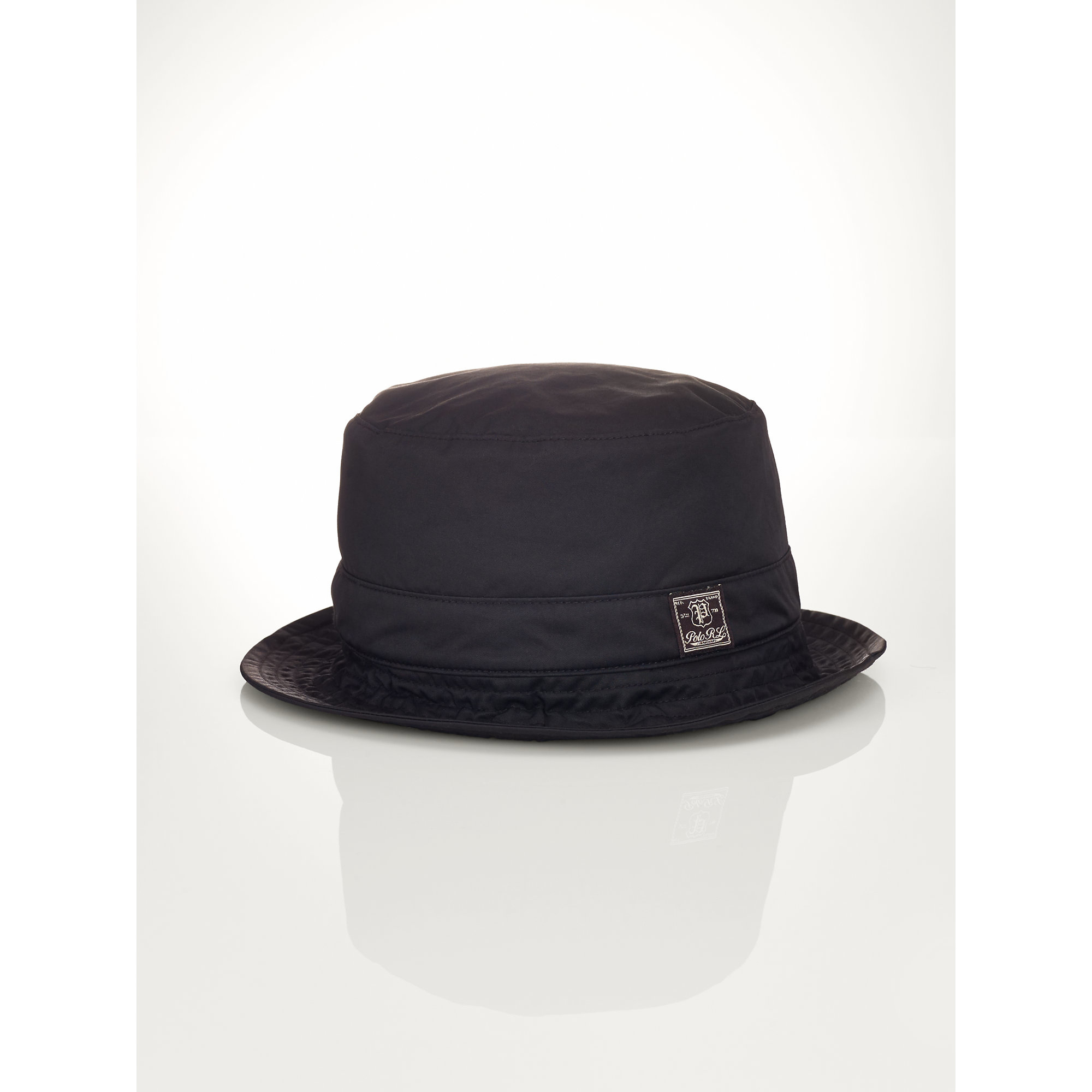 black polo bucket hat