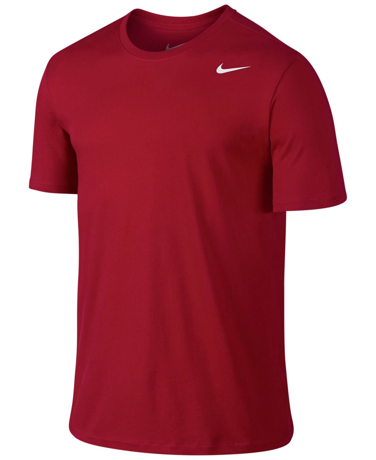 Nike Dri-Fit Cotton Short-Sleeve 2.0 T-Shirt in Red for Men | Lyst