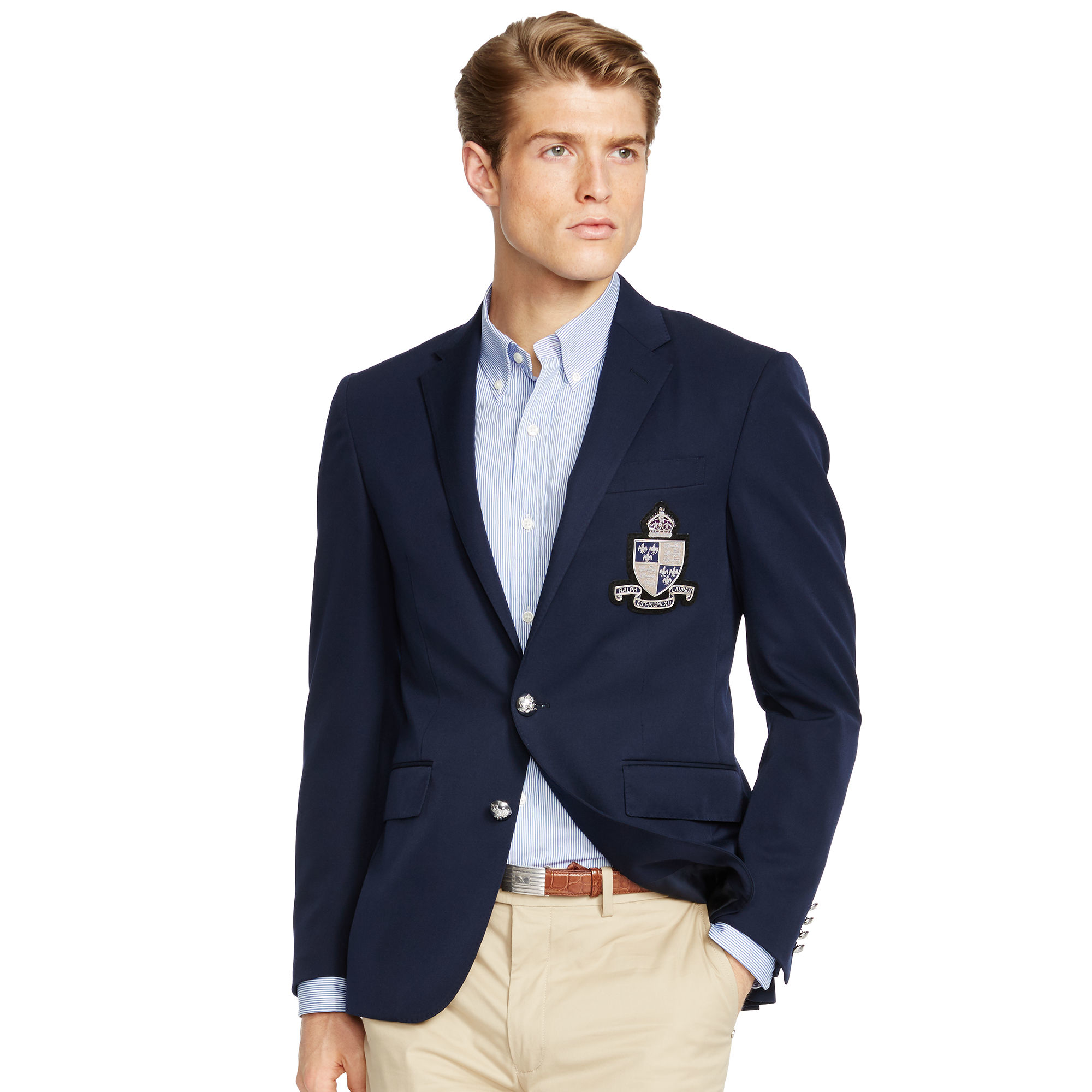 Polo Ralph Lauren Polo Wool Sport Coat in Blue for Men | Lyst UK