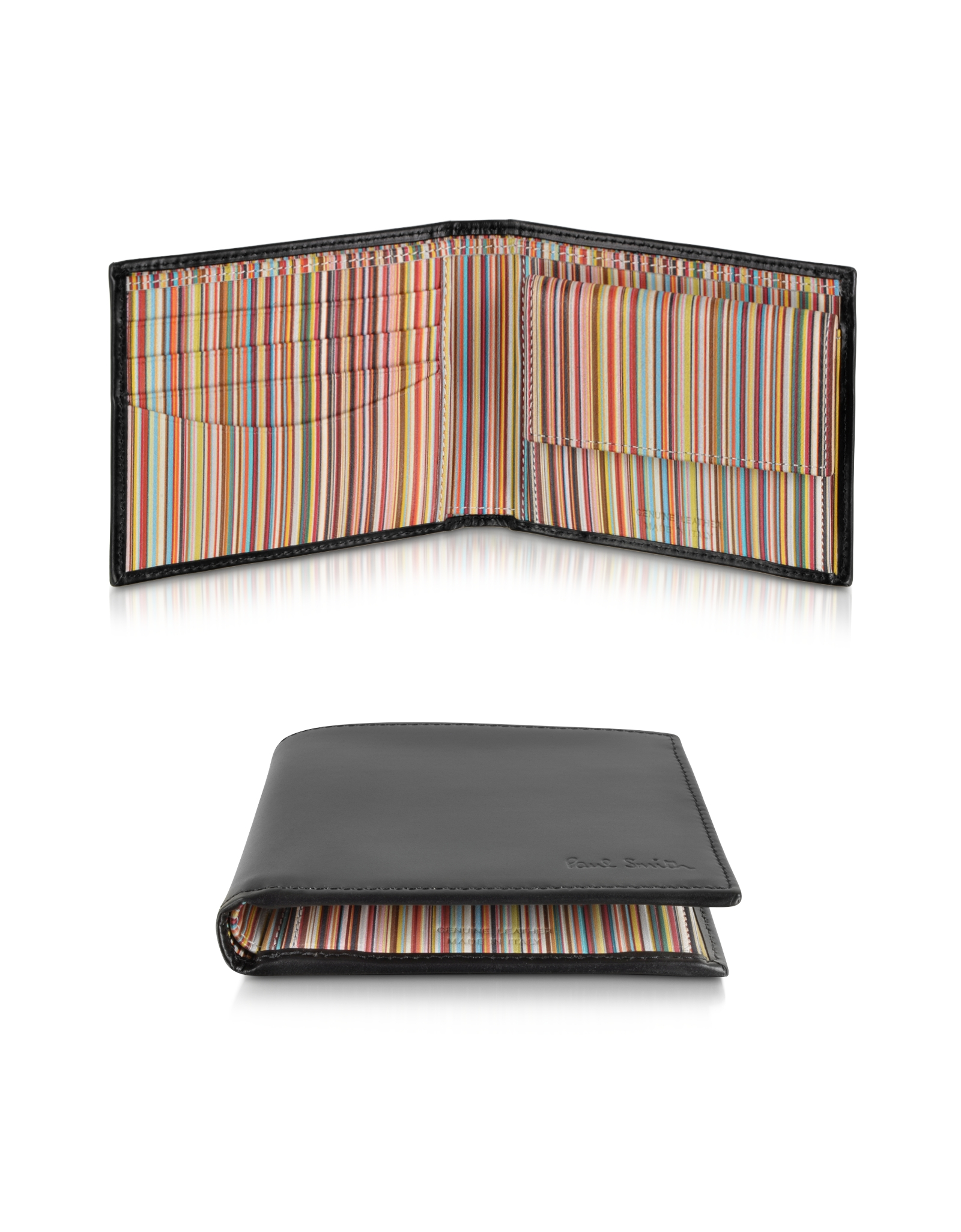 Lyst - Paul Smith Signature Stripe Interior Billfold And Coin Pocket