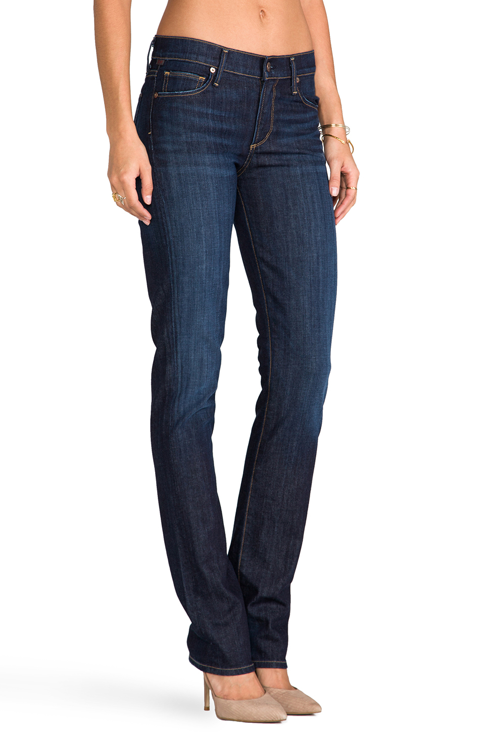 Citizens of Humanity Elson Medium Rise Straight Leg in Blue | Lyst