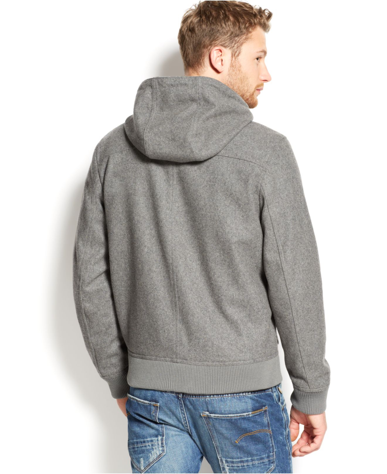 American Rag Hooded Bomber Jacket in 