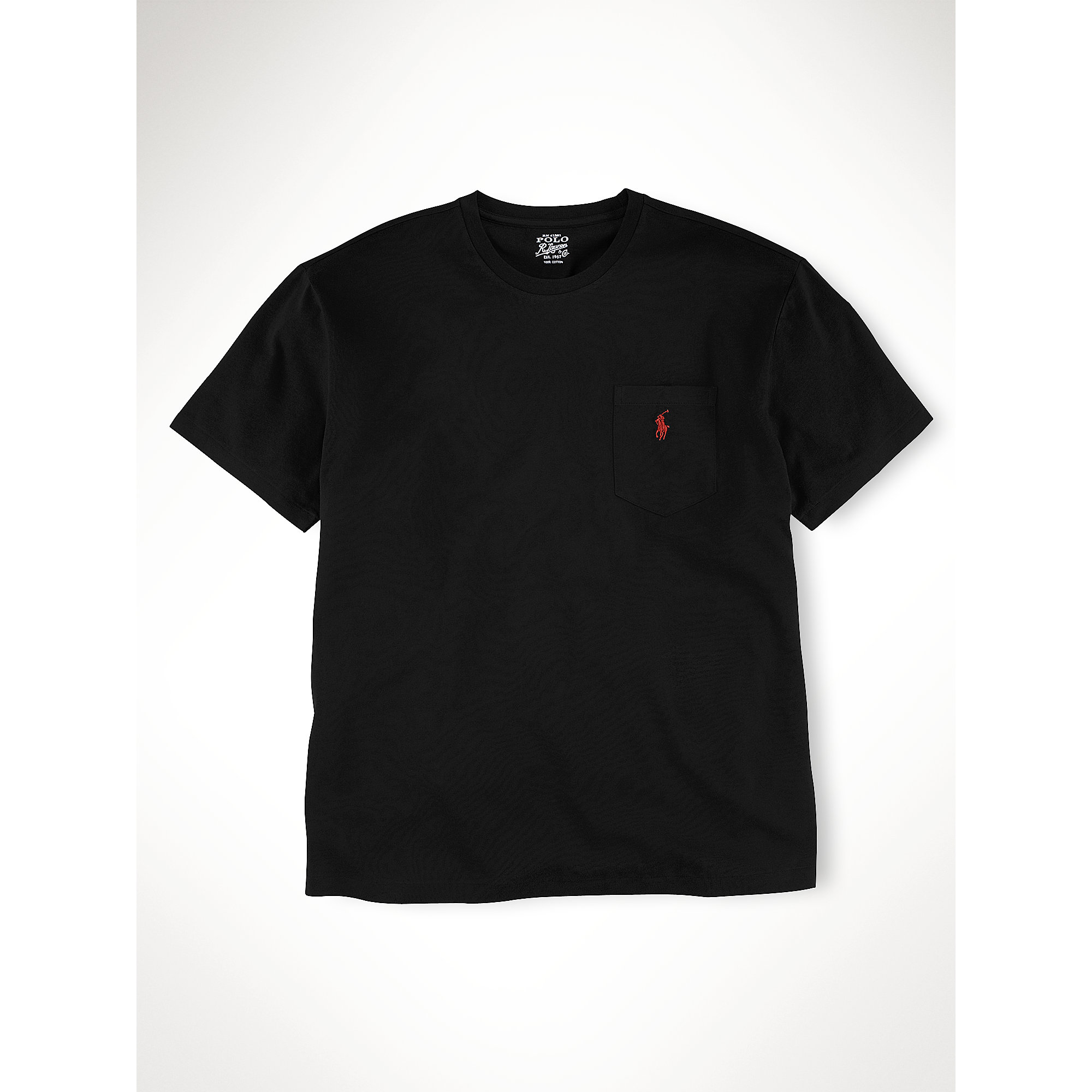 Polo Ralph Lauren Classic-Fit Pocket T-Shirt in Black for Men (rl black ...