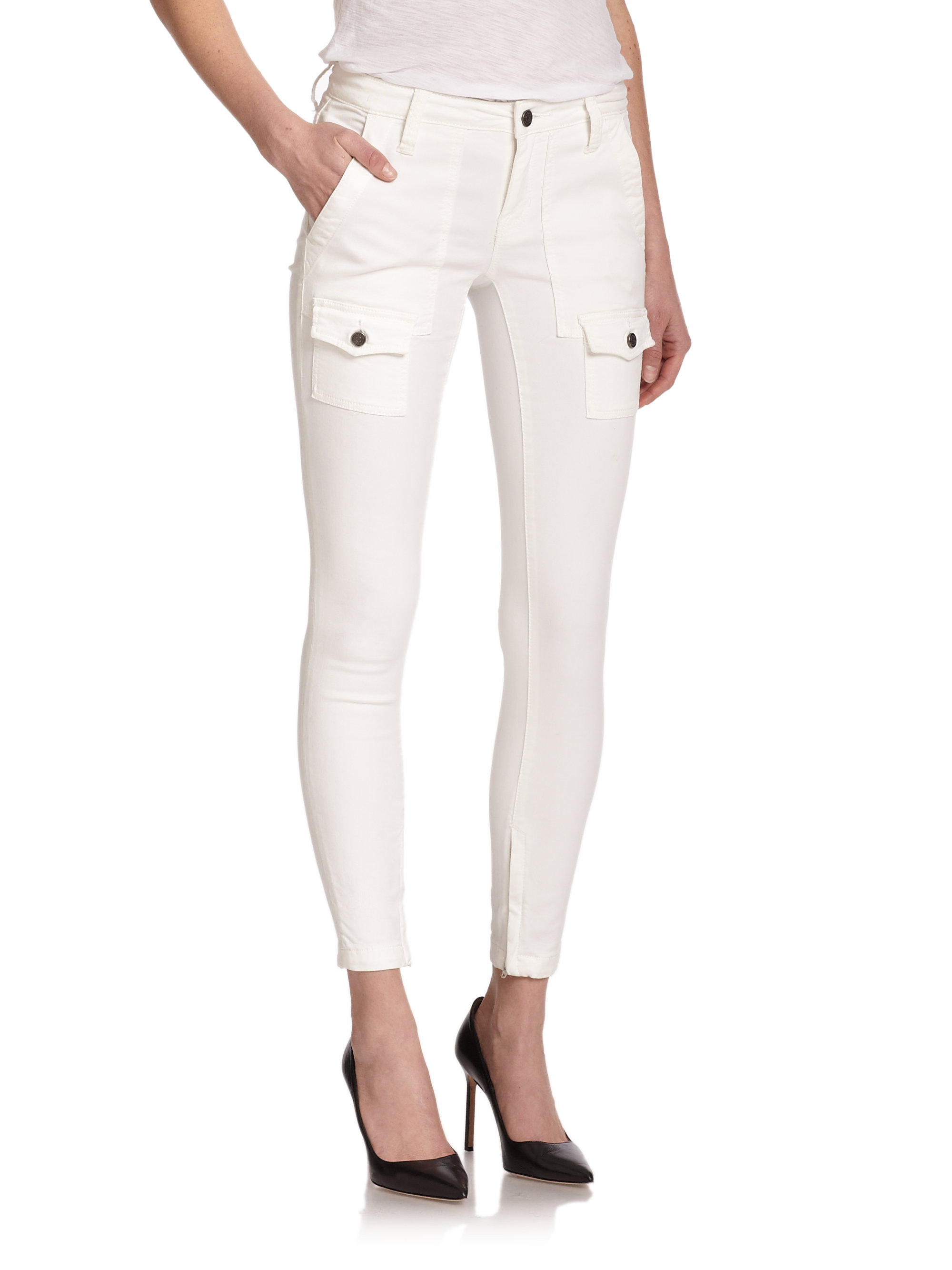 joie skinny cargo pants
