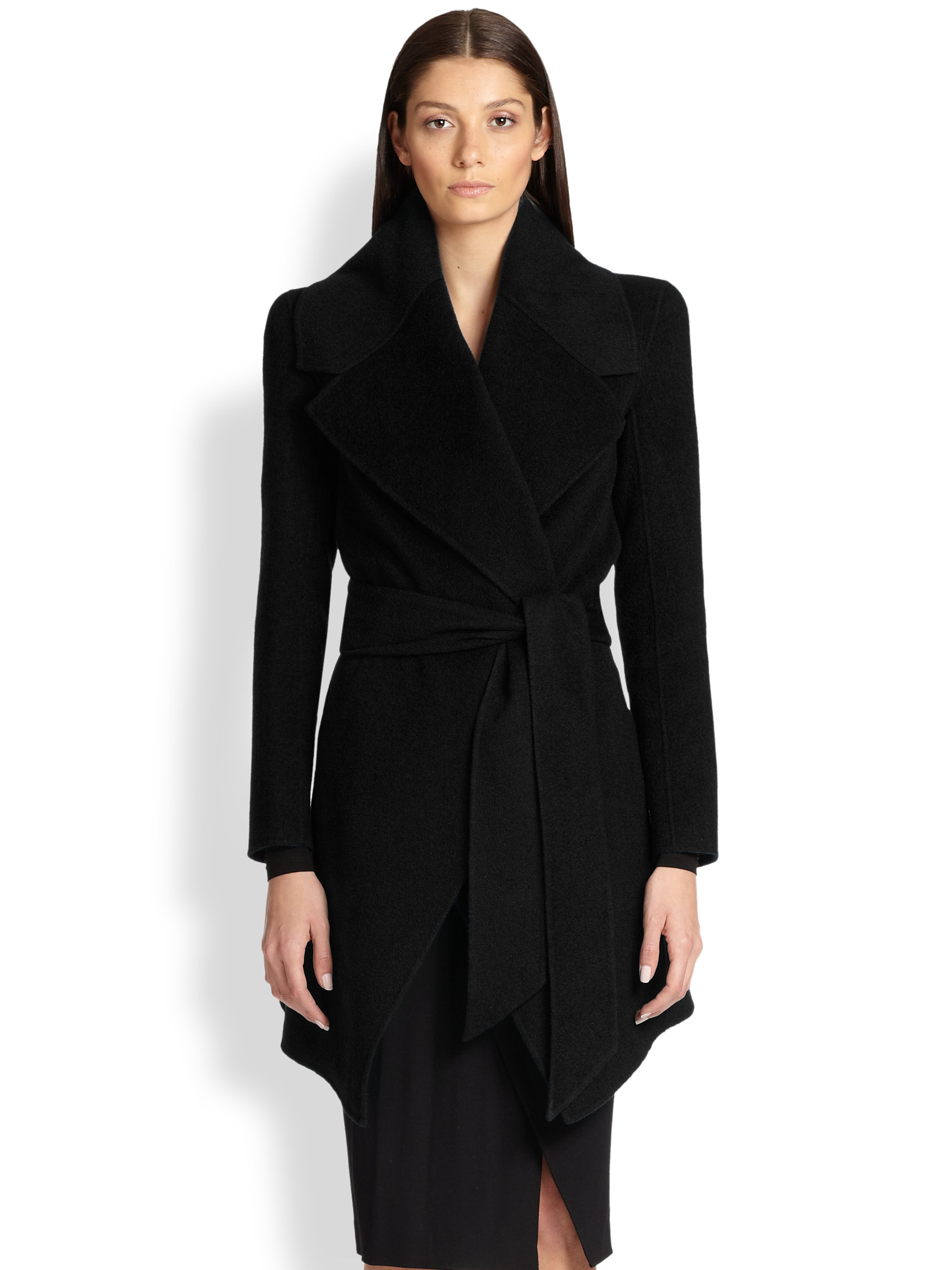 black cashmere wrap