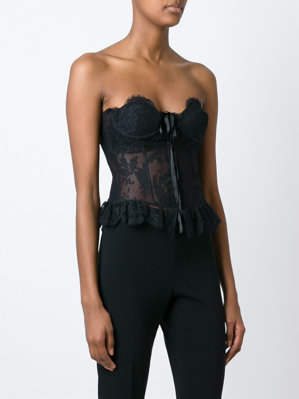moschino bustier top