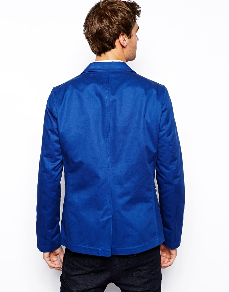 Lyst French connection Blazer Jacket in Blue for Men