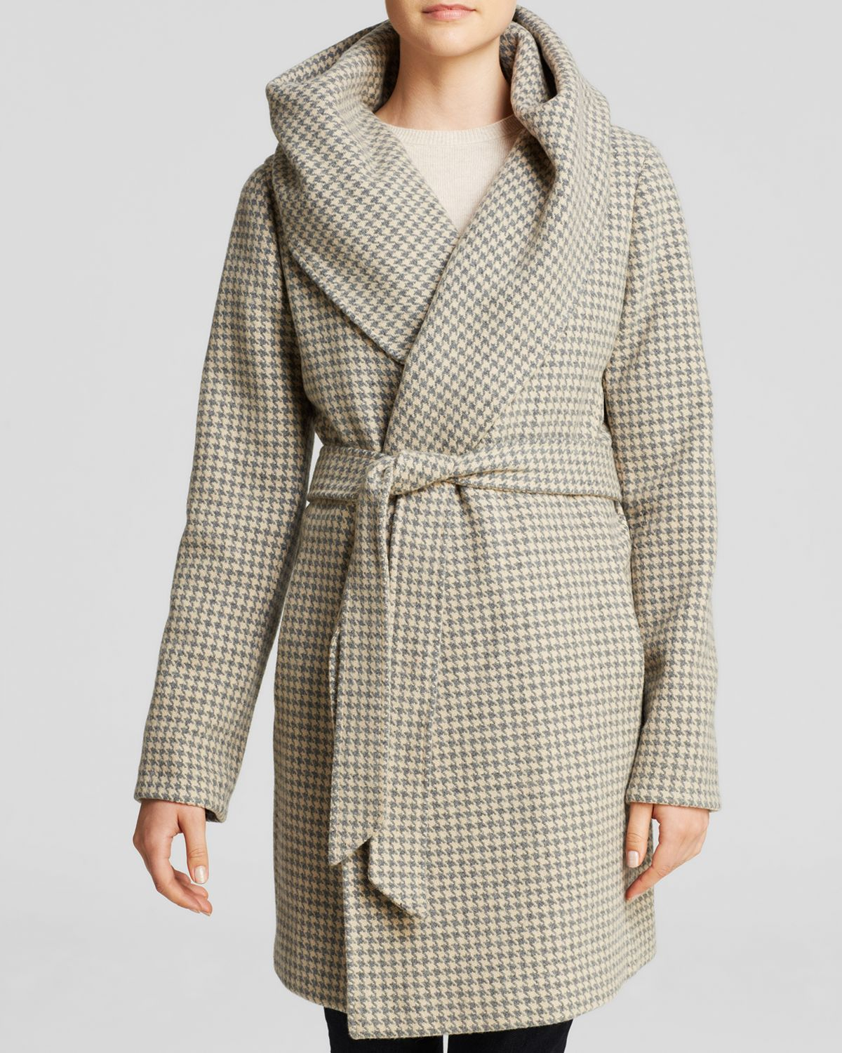 lauren ralph lauren houndstooth coat