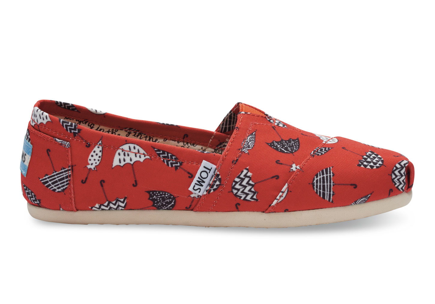 toms red canvas