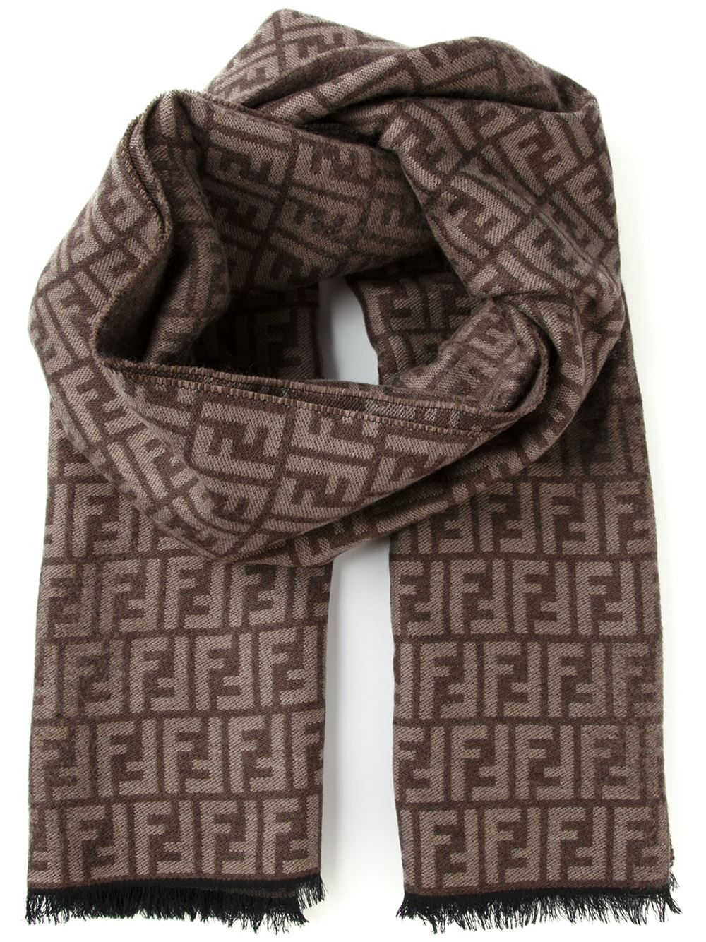 fendi logo scarf