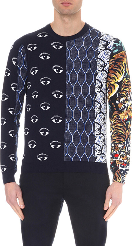 kenzo multi icon sweatshirt