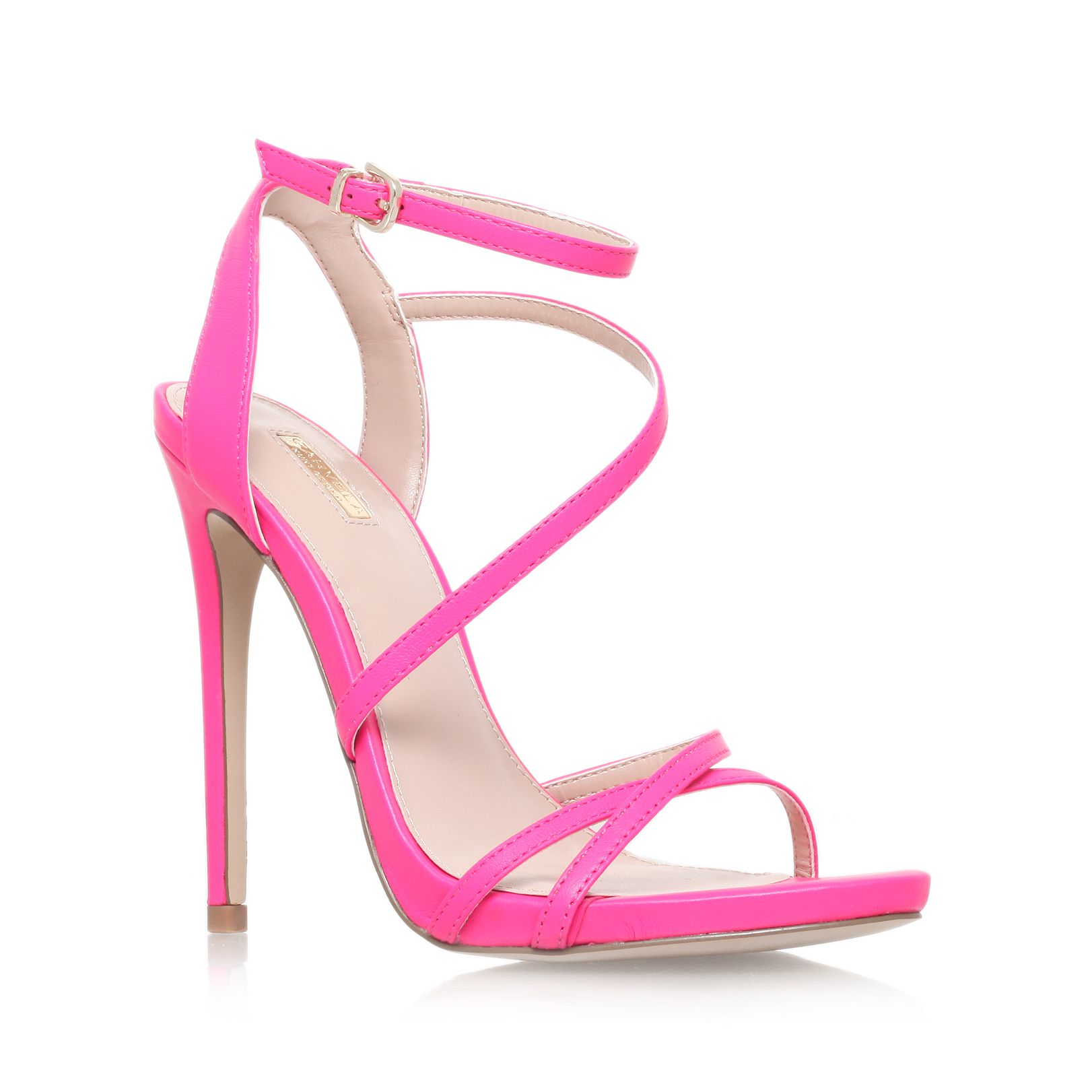 Carvela kurt geiger Georgia High Heel Strappy Sandals in Pink | Lyst