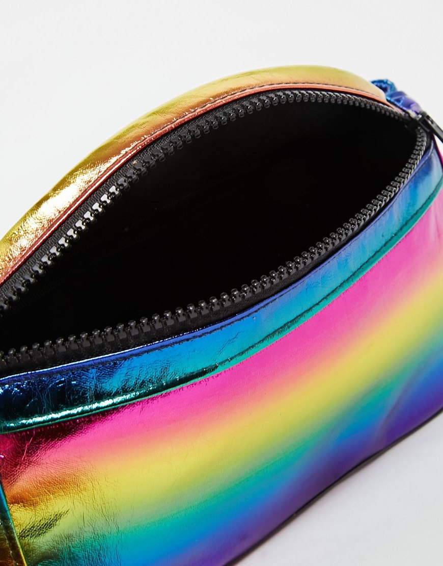 rainbow bum bag