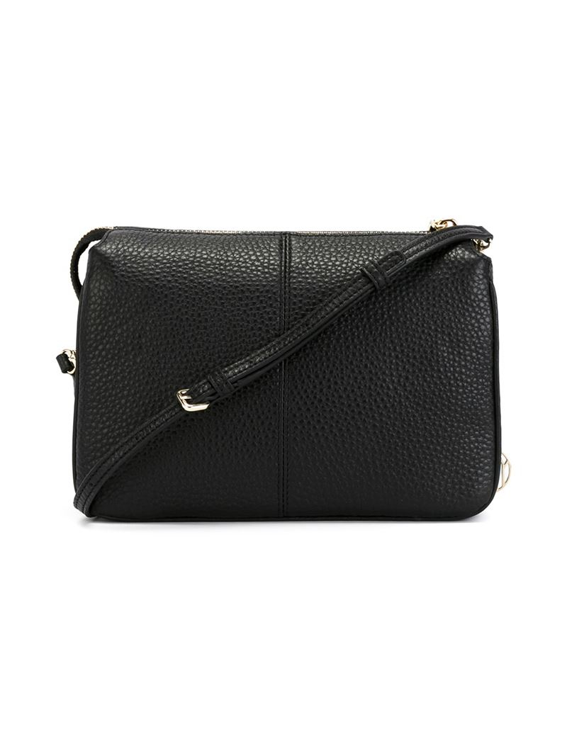 Lyst Dkny Classic Leather CrossBody Bag in Black