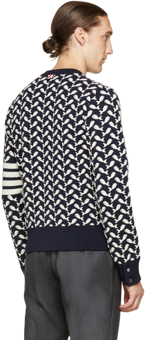 thom browne whale sweater