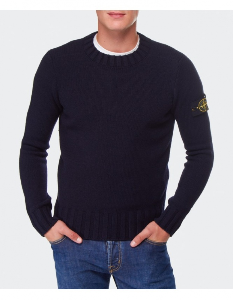 stone island sweater blue
