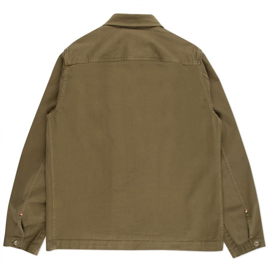 olive green work jacket