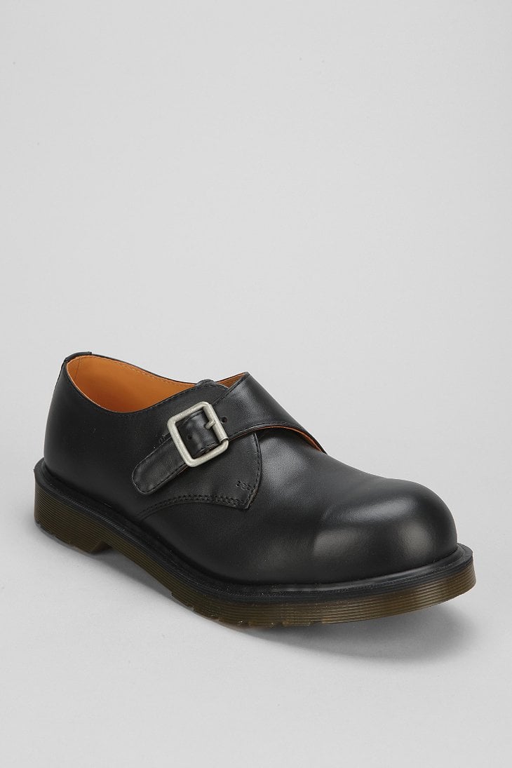 Dr. Martens Joey Steeltoe Monk Shoe in Black for Men | Lyst