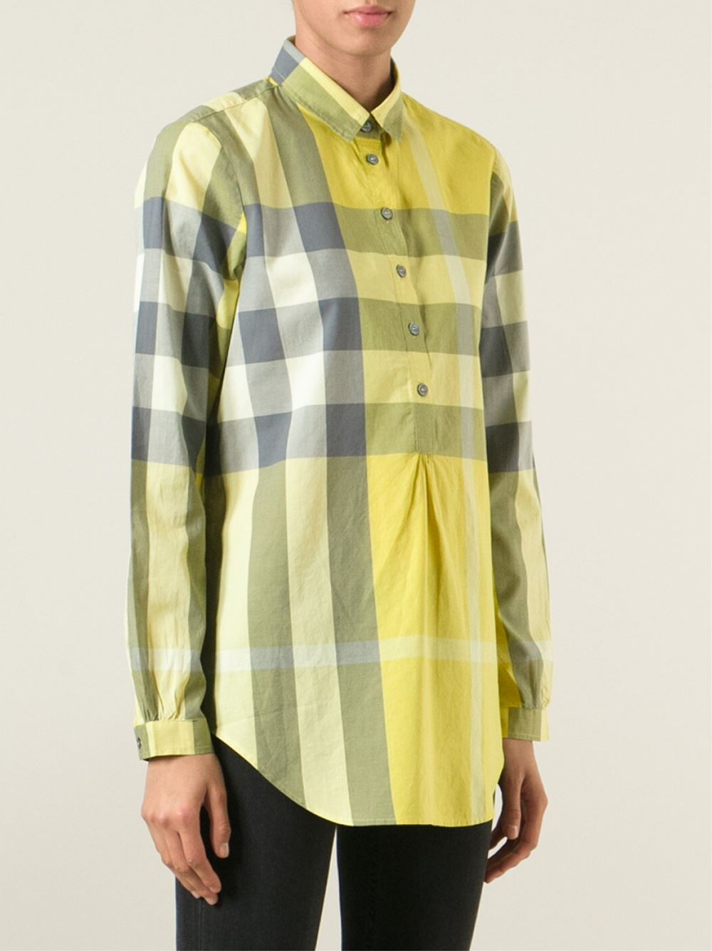 yellow check shirt matching pant