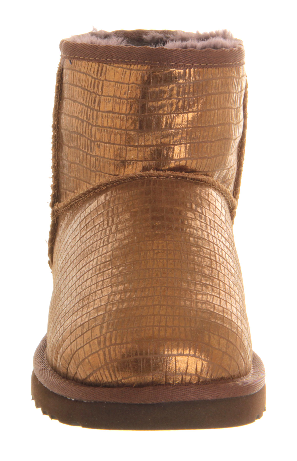 bronze metallic boots