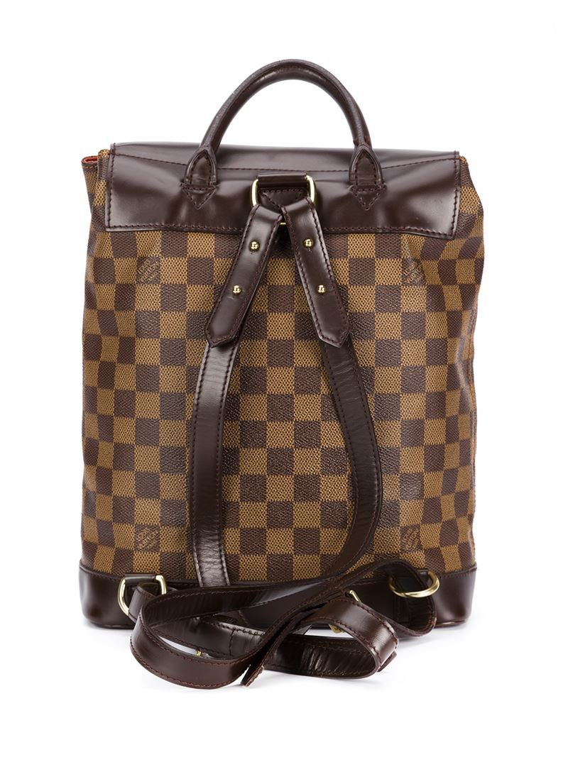 Lyst - Louis Vuitton Soho Backpack in Brown