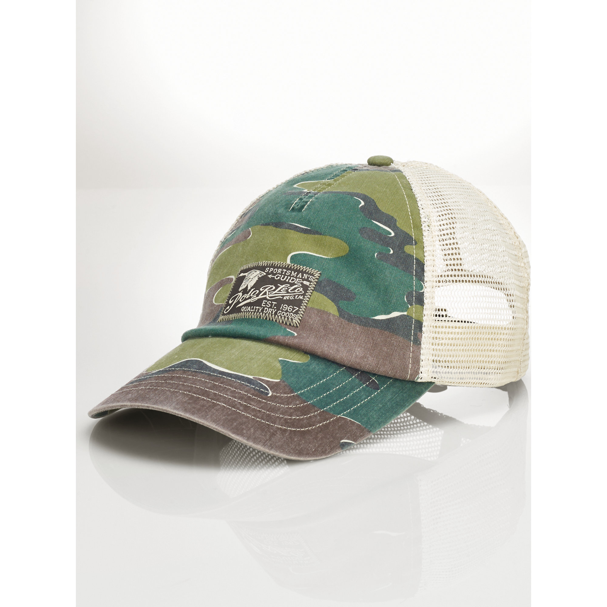 camouflage polo hat