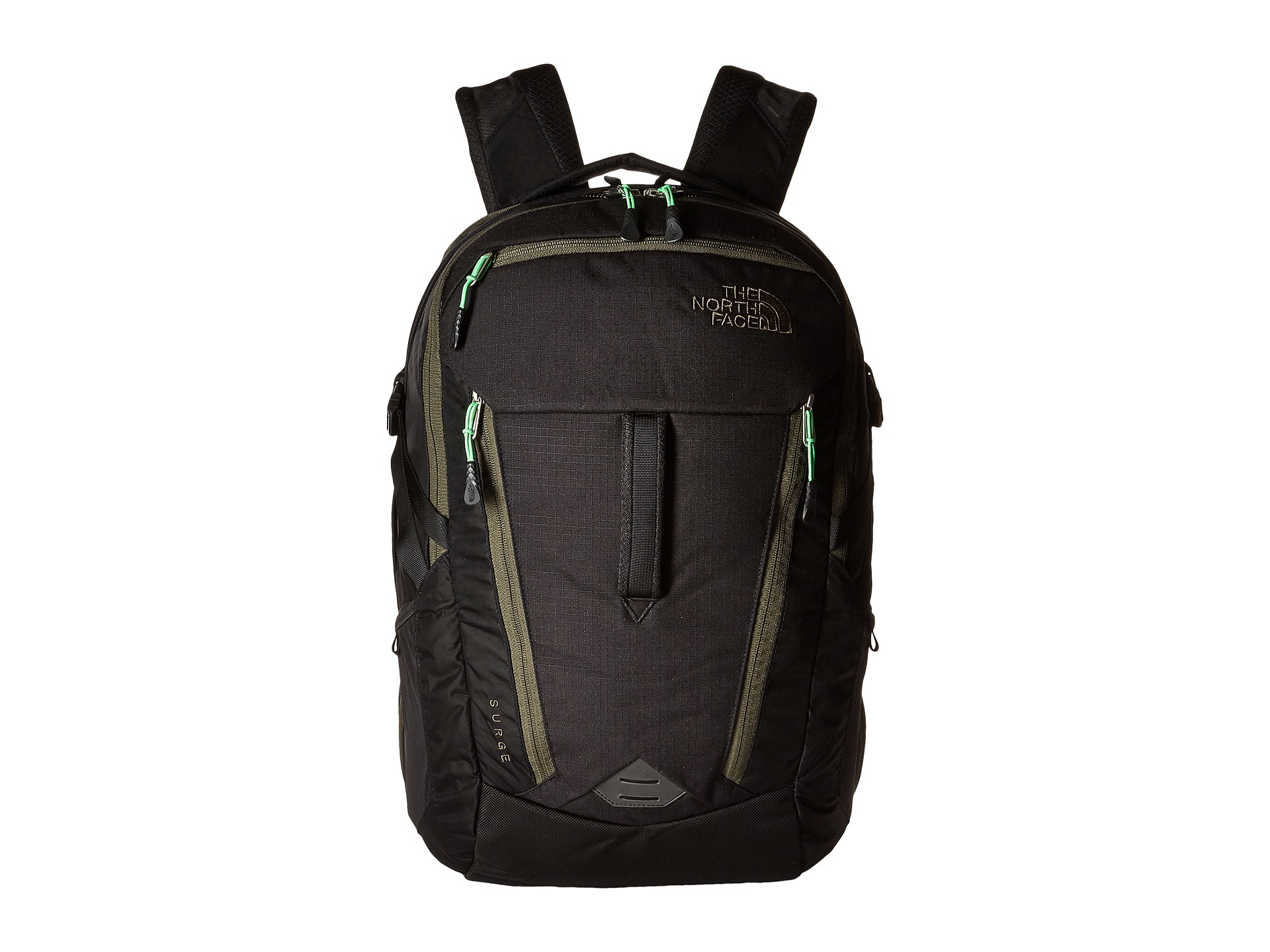 north face surge green