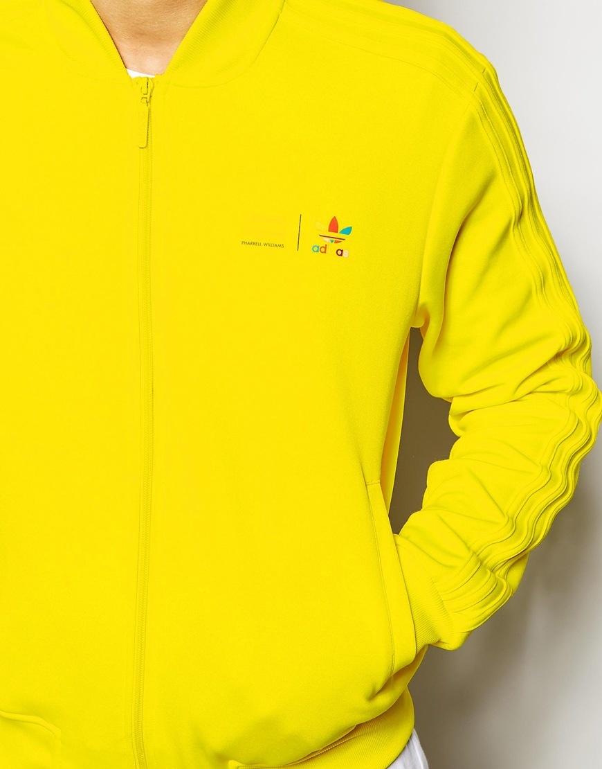 adidas yellow black jacket