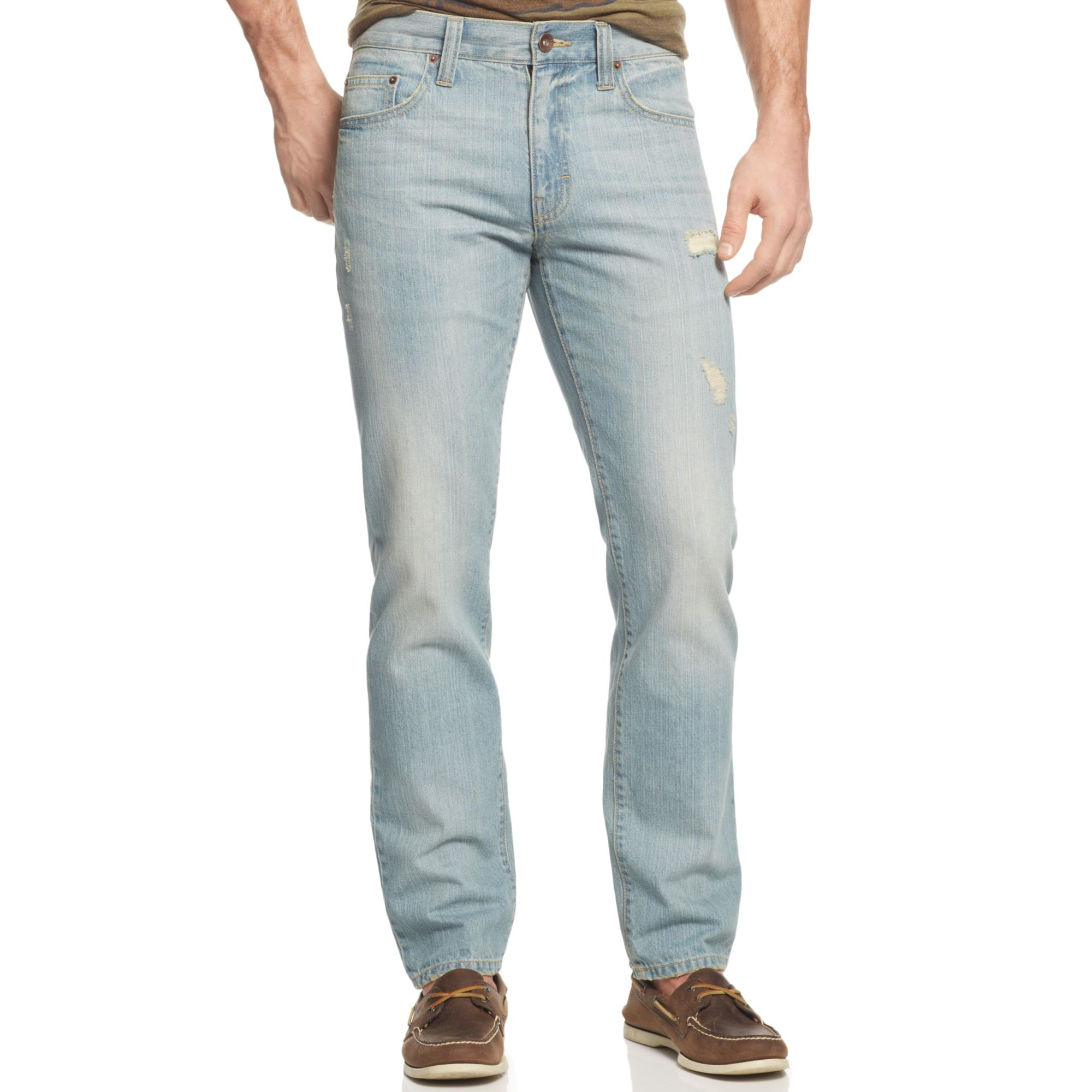 American Rag Light Wash Skinny Jeans in Blue for Men (Fog) | Lyst