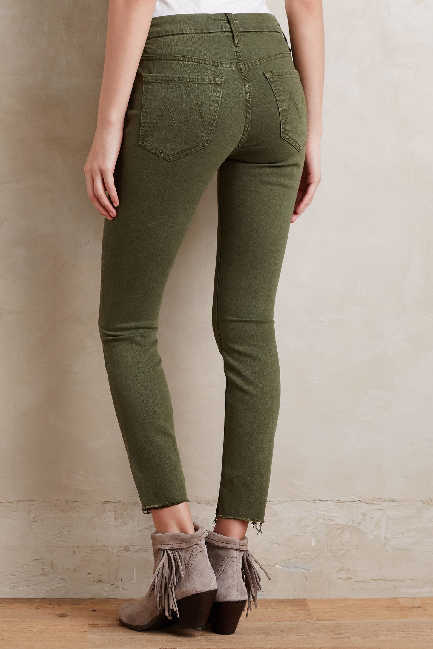 Tony And Joe S >> Mother Looker Ankle Fray Jeans in Green | Lyst Tony And Joe S >> Mother Looker Ankle Fray Jeans in Green | Lyst