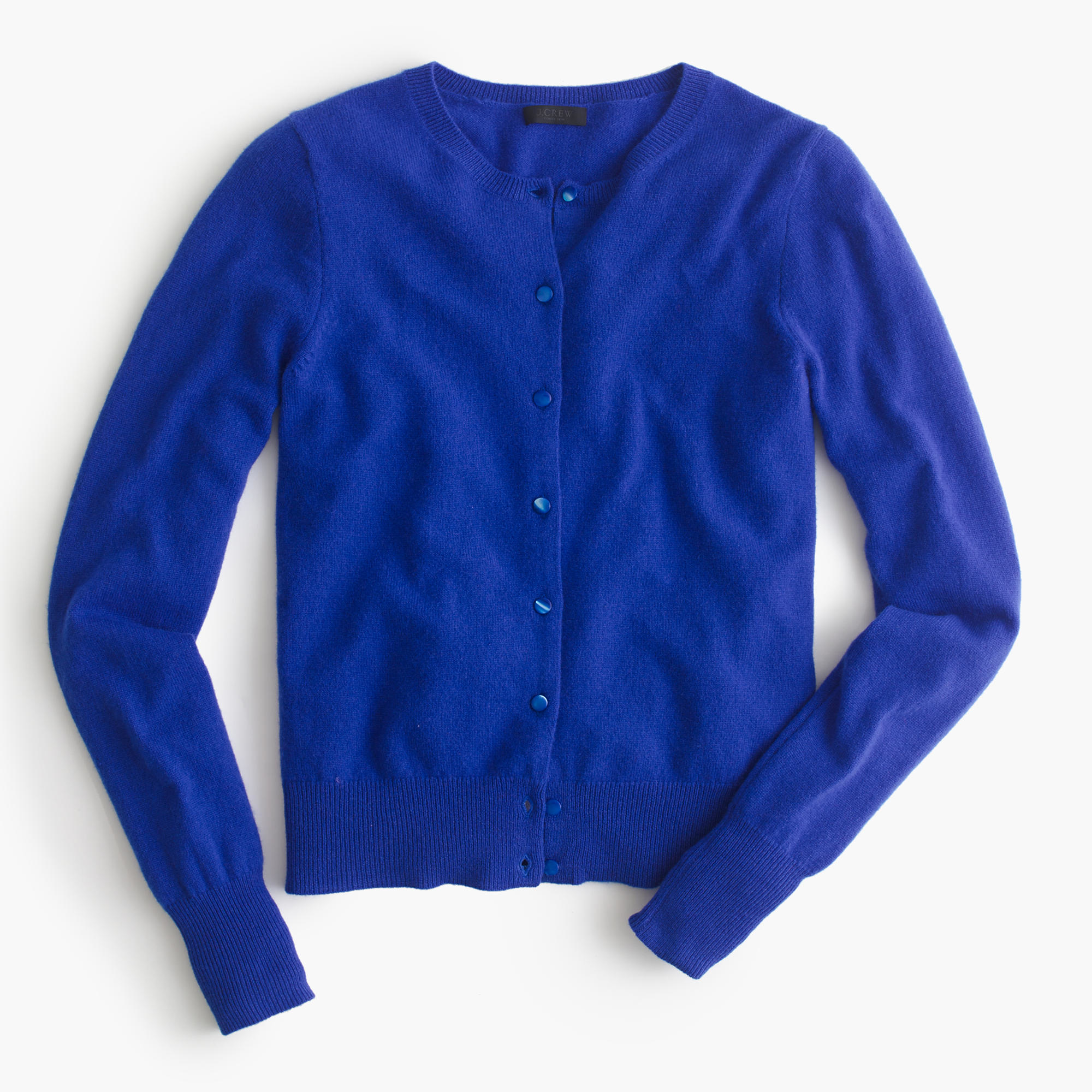 J.crew Italian Cashmere Cardigan Sweater in Blue (bright ocean) - Save ...