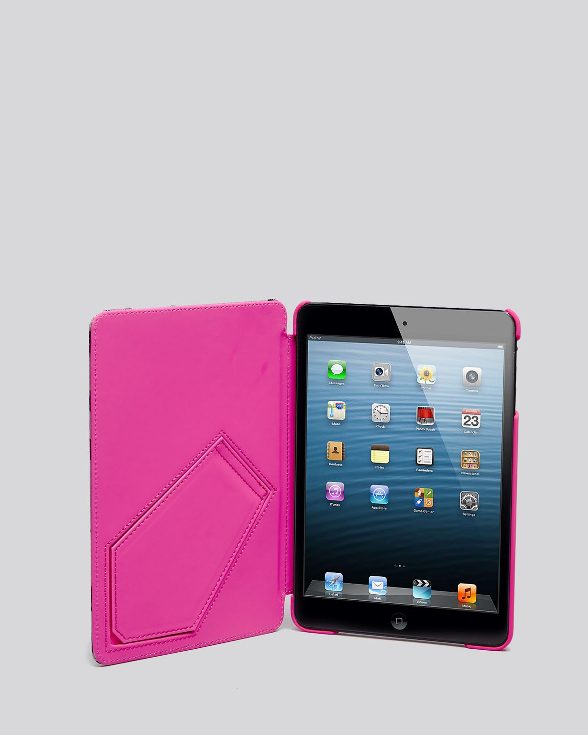 Kate Spade Ipad Mini Case Folio Hardcase Cyber Cheetah in Gray Lyst