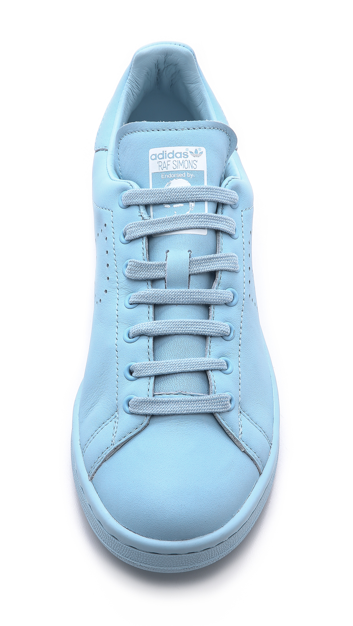 adidas By Raf Simons Stan Smith Leather Sneakers in Light Blue (Blue) | Lyst