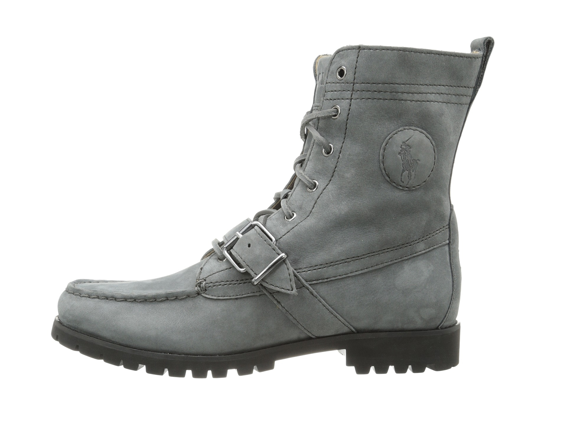 gray polo boots