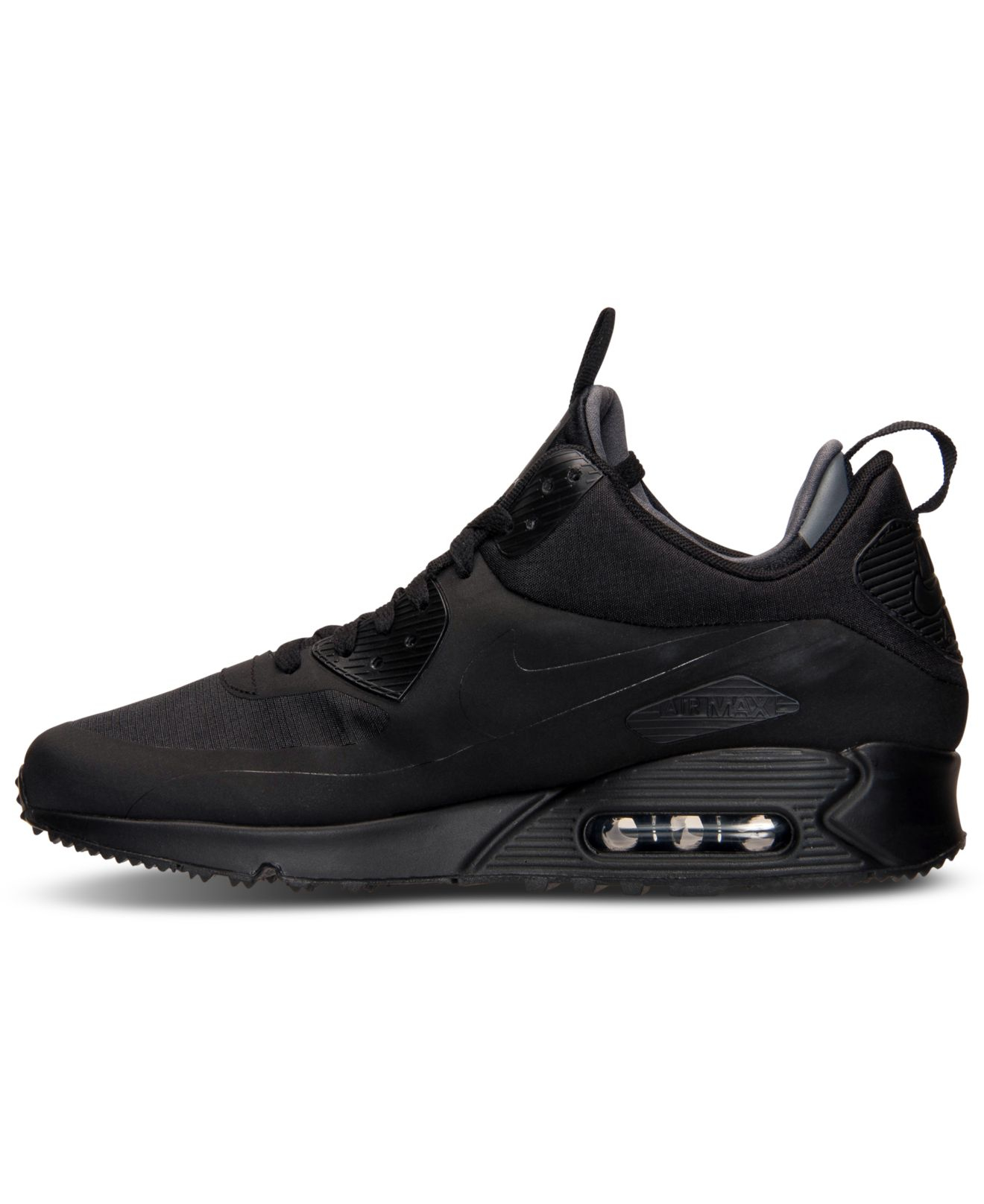 nike air max 90 mid winter triple black
