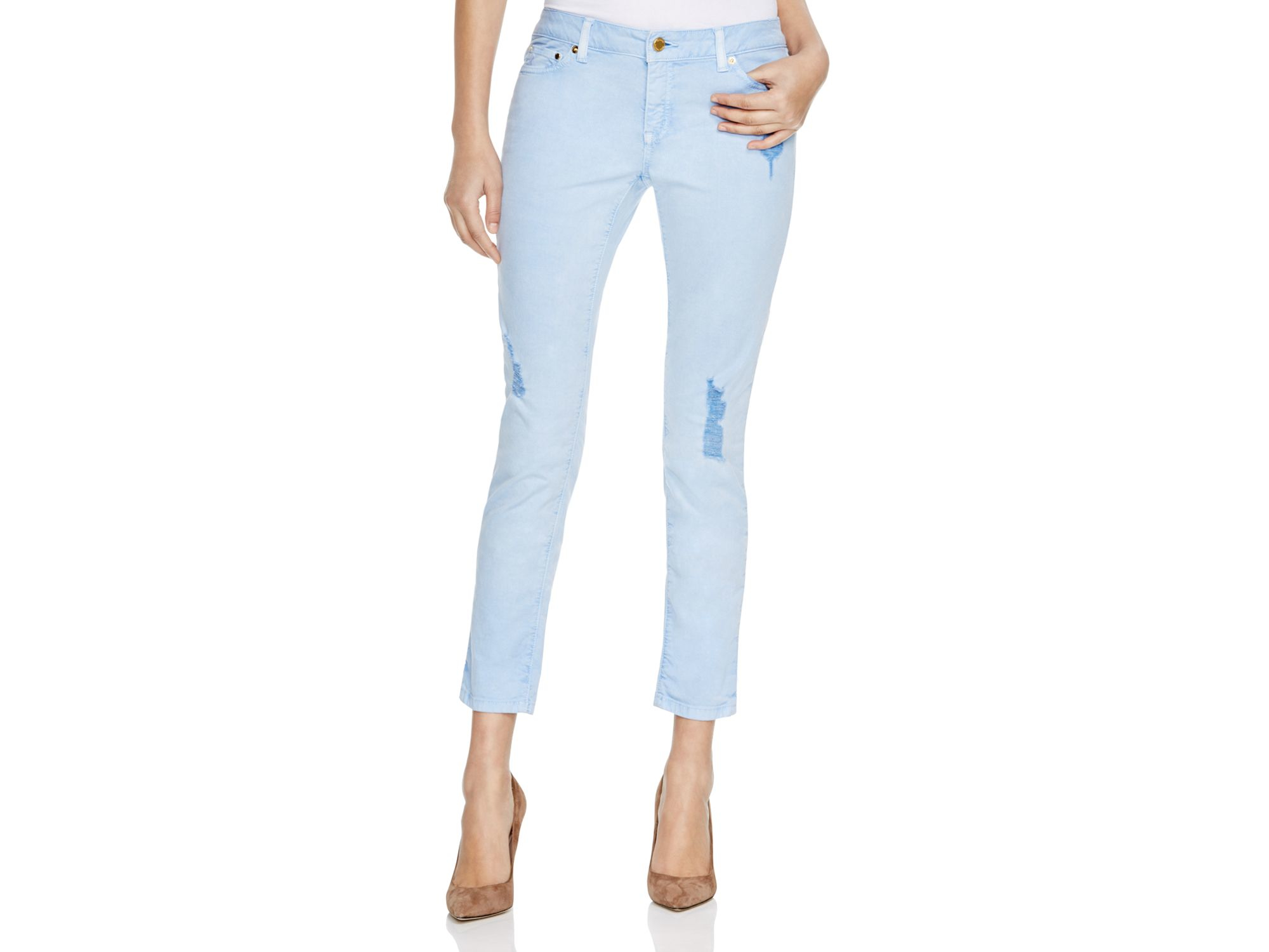 michael kors distressed jeans
