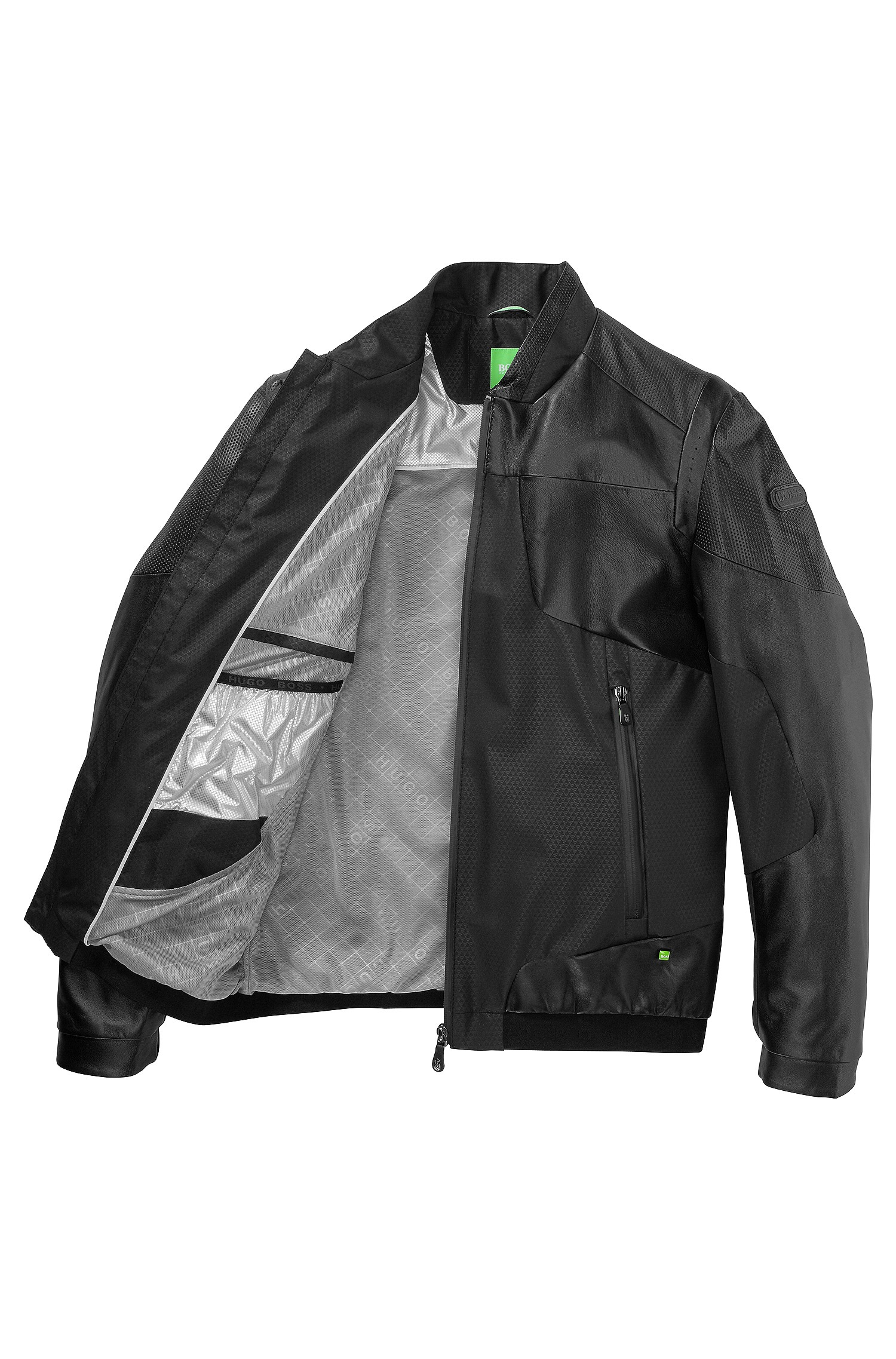 BOSS Green 'jimero' | Leather Jacket in 