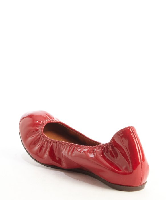lanvin leather ballet flats