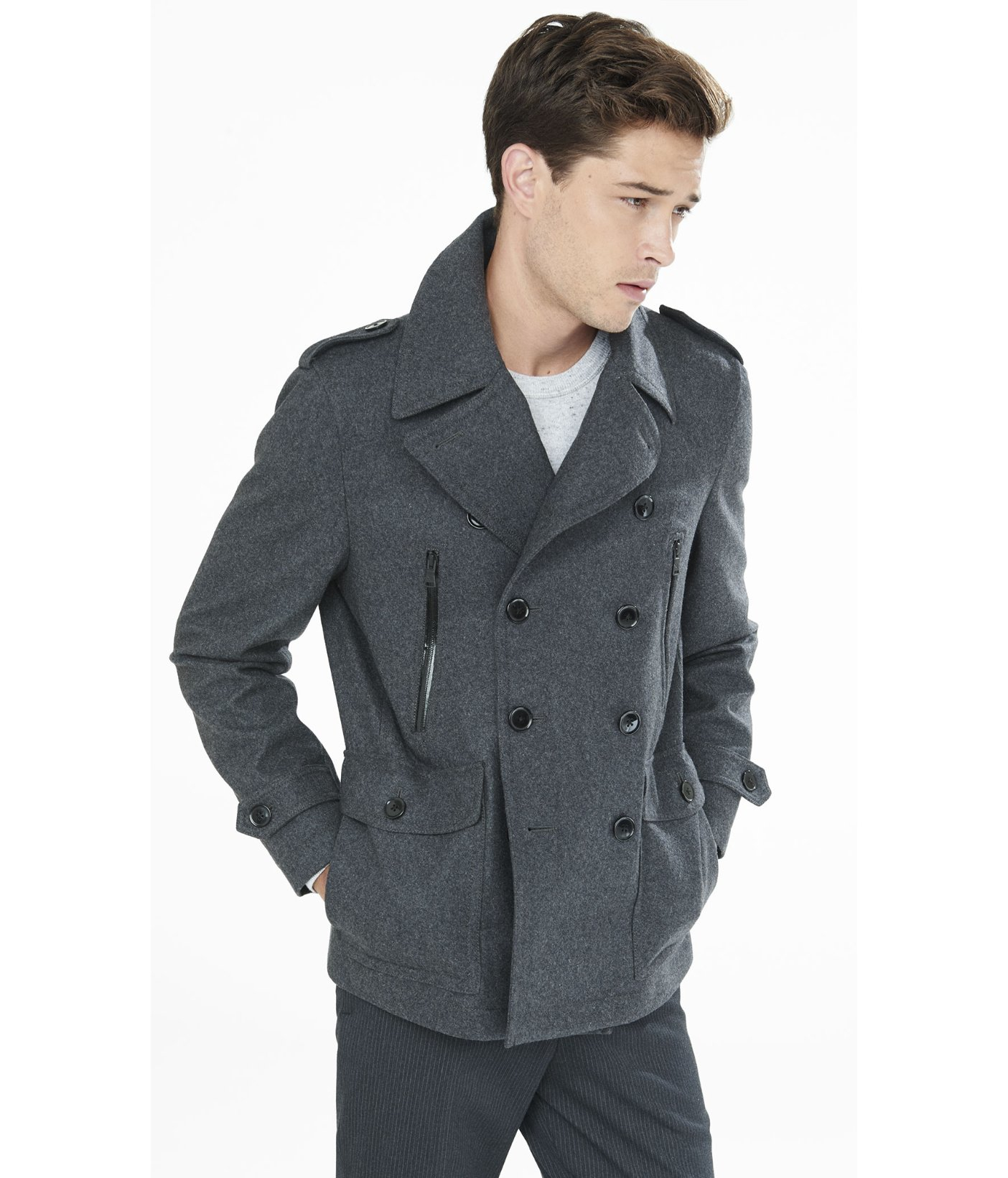 Express gray coat Clearance