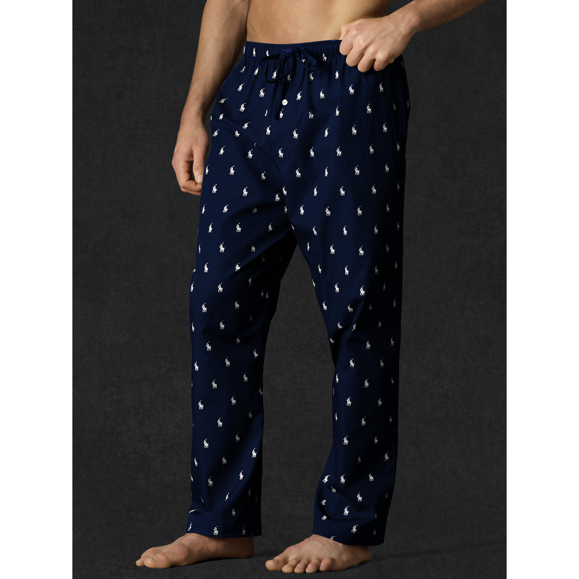 Pink pony Allover Pony Sleep Pant in Blue for Men (Navy/White) | Lyst