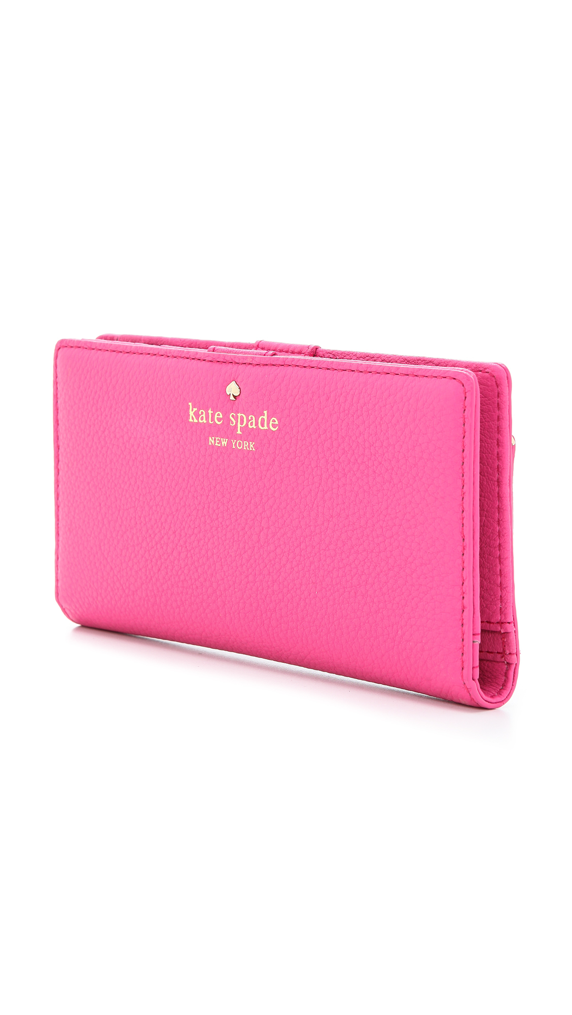 Kate Spade Cobble Hill Stacy Wallet - Black in Pink - Lyst